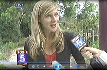 Holly Berkley interviewed by Fox 5 
